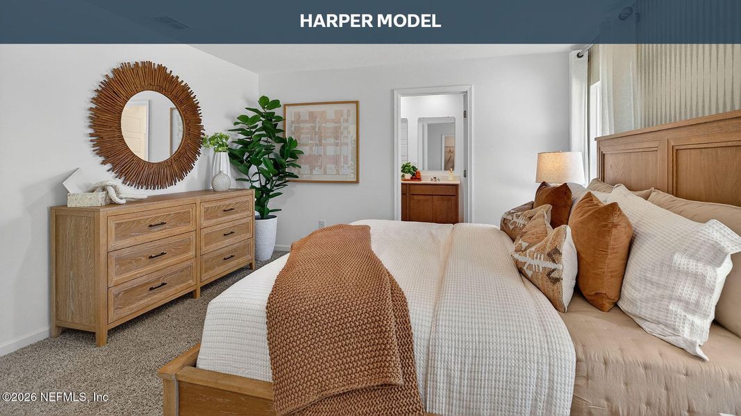 Furnished interior view inside a new home in Grand Reserve, Bunnell (Image 5). Furnished interior view inside a new home in Grand Reserve, Bunnell (Image 5).