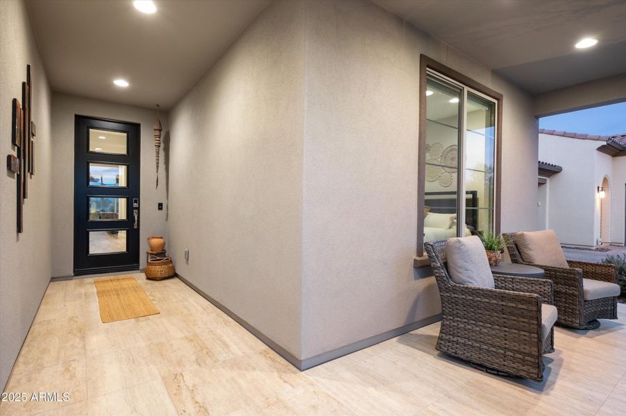 Front Entry and Patio