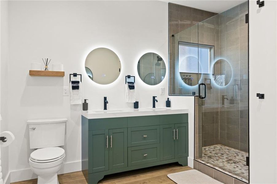 Furnished interior view inside a new home in , Blue Ridge (Image 13).