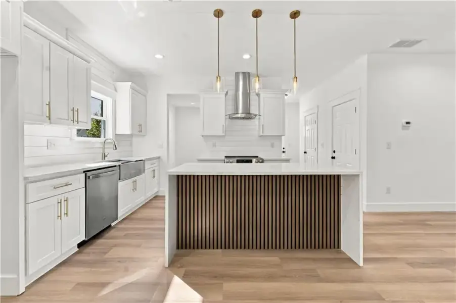 Furnished interior view inside a new home in , Austell (Image 7).