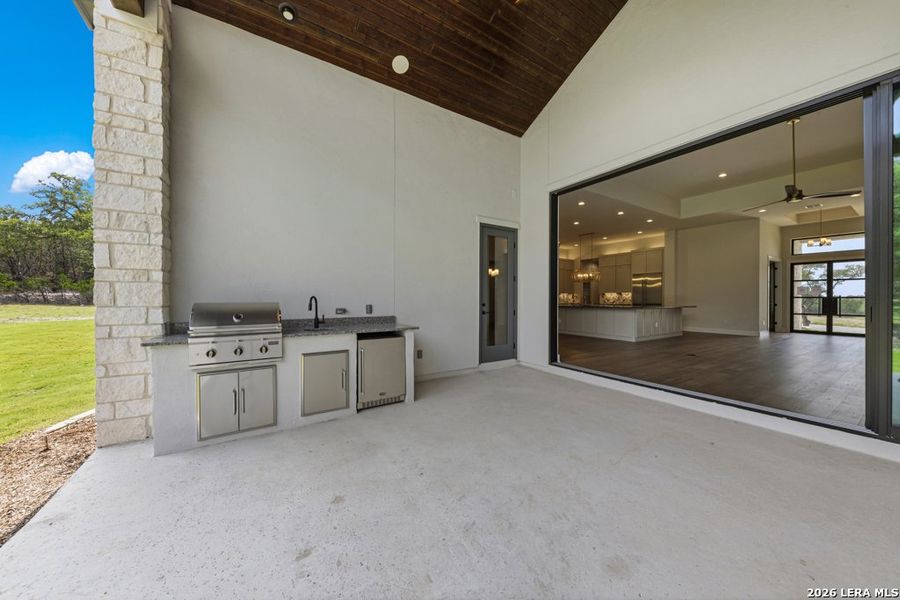 Exterior details and patio area of a home in , Boerne (Image 25). Exterior details and patio area of a home in , Boerne (Image 25).