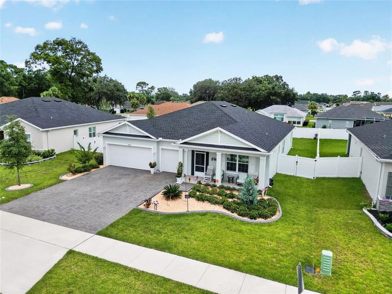 Front exterior of a new home in , Ocala, FL, highlighting curb appeal (Image 23).