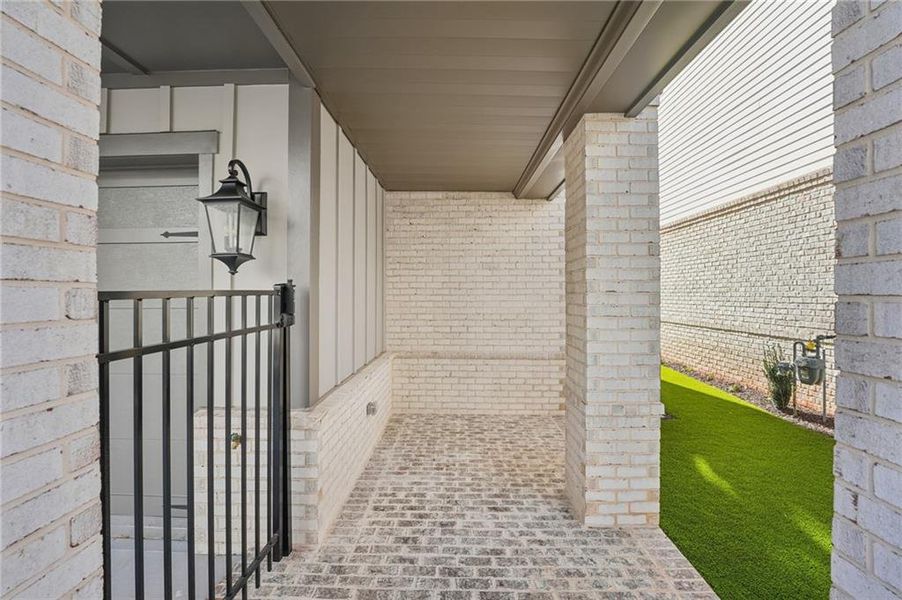 Exterior details and patio area of a home in Park Walke, Alpharetta (Image 30).