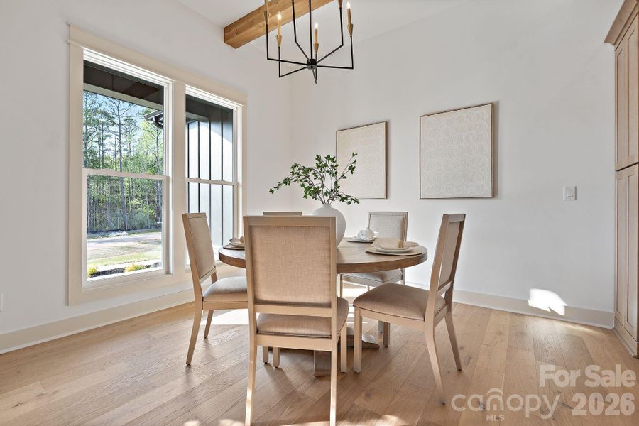 Furnished interior view inside a new home in , Clover (Image 9). Furnished interior view inside a new home in , Clover (Image 9).