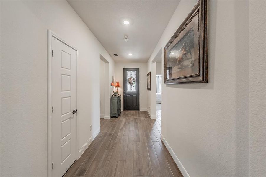 Hall way leading to other bedrooms