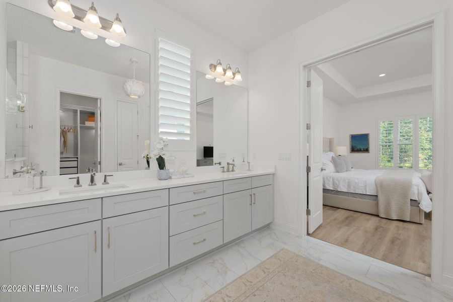 Furnished interior view inside a new home in Nocatee, Ponte Vedra (Image 46).