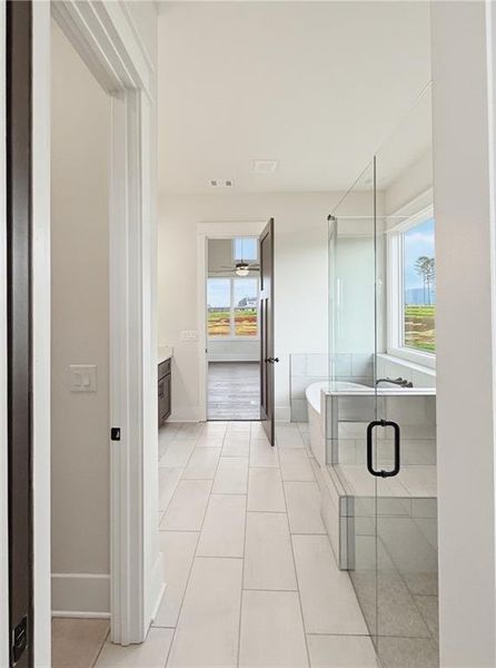 Furnished interior view inside a new home in , Rydal (Image 10).