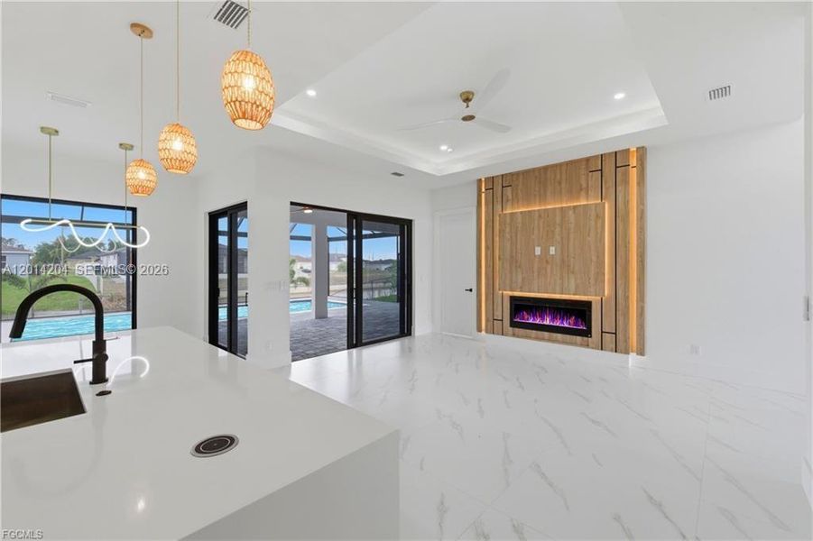 Furnished interior view inside a new home in , Cape Coral (Image 12).