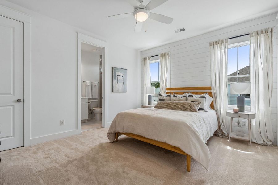 Furnished interior view inside a new home in Miller's Crossing, Johns Island (Image 76).