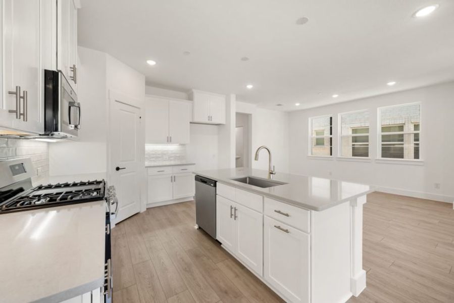 Furnished interior view inside a new home in Mosaic, Prosper (Image 5).