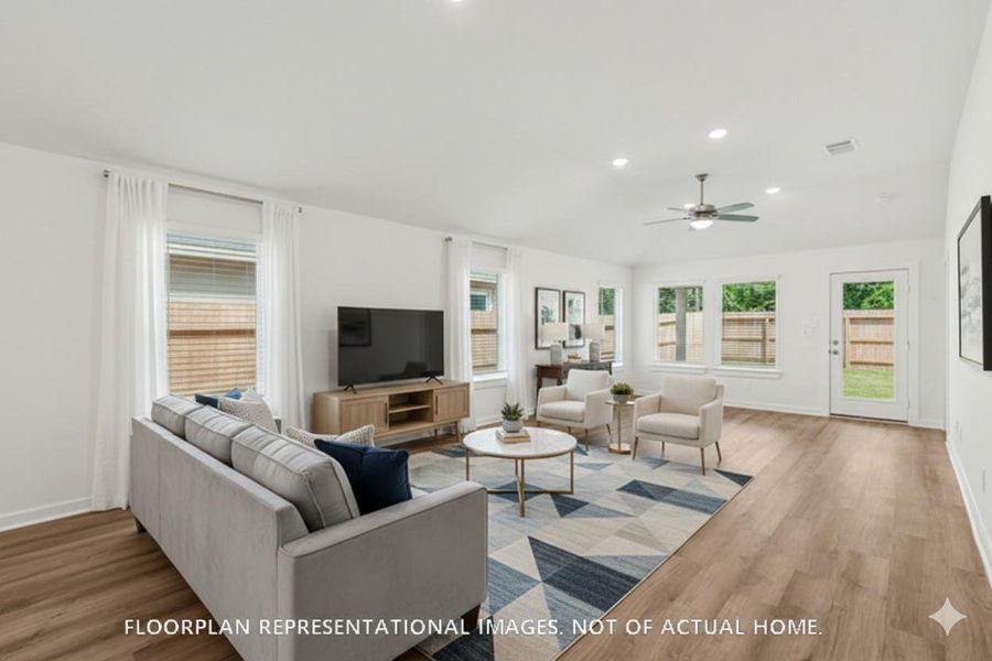 Furnished interior view inside a new home in Miller's Pond, Rosenberg (Image 6).