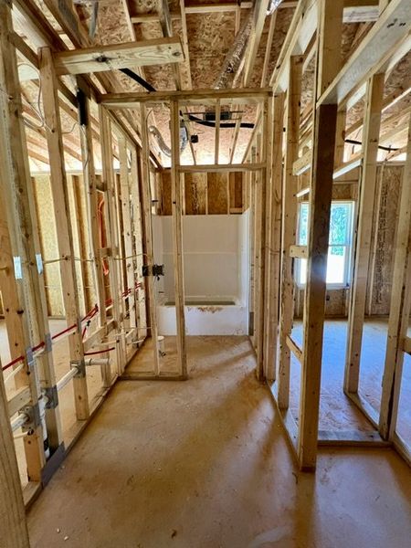 In-progress construction of a new home in Kimbell Acres, Pine Mountain, GA (Image 12).