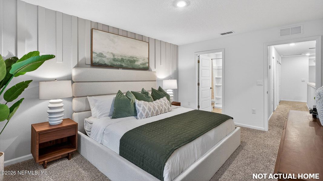 Furnished interior view inside a new home in Hansen Creek, Jacksonville (Image 12).