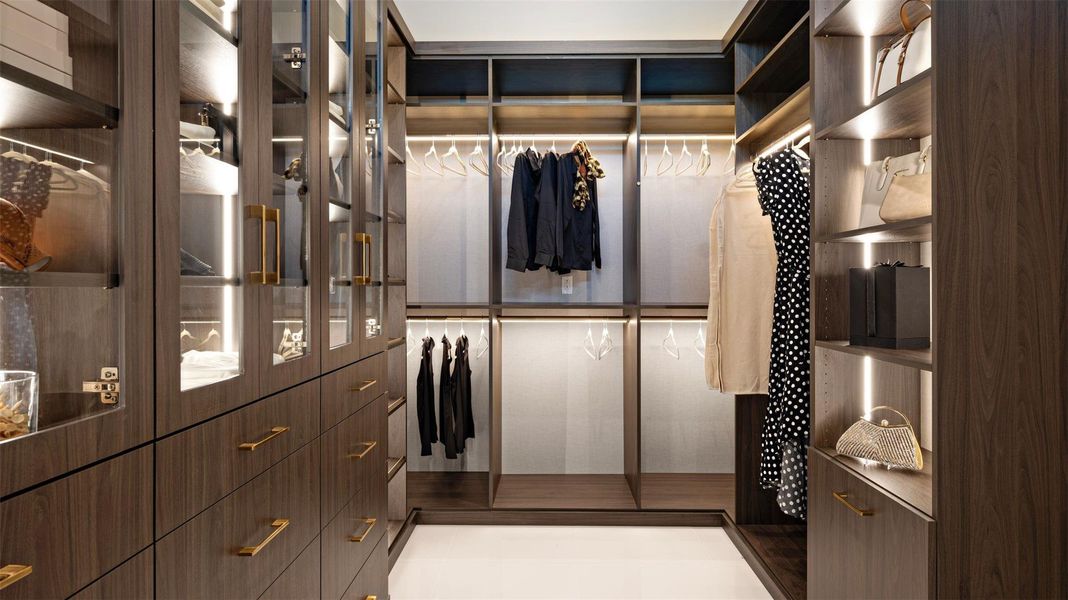 Furnished interior view inside a new home in L'Ambiance at Avenir, Palm Beach Gardens (Image 5).