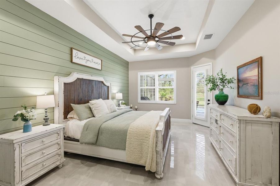 Furnished interior view inside a new home in The Reserve at Twin Rivers, Parrish (Image 15). Furnished interior view inside a new home in The Reserve at Twin Rivers, Parrish (Image 15).