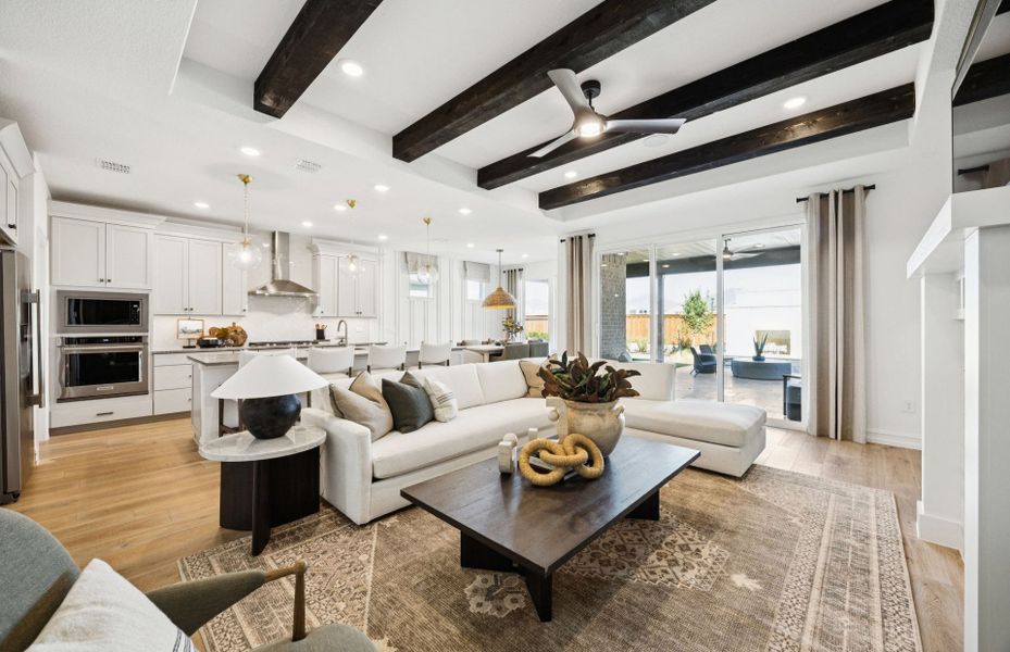 Furnished interior view inside a new home in Del Webb at Trinity Falls, McKinney (Image 11). Furnished interior view inside a new home in Del Webb at Trinity Falls, McKinney (Image 11).