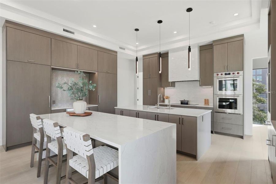 Furnished interior view inside a new home in , St. Petersburg (Image 44).