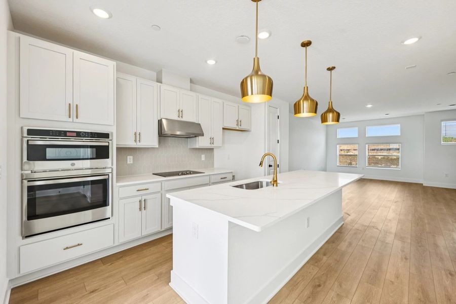 Furnished interior view inside a new home in Parkview at Hamlin, Winter Garden (Image 8).