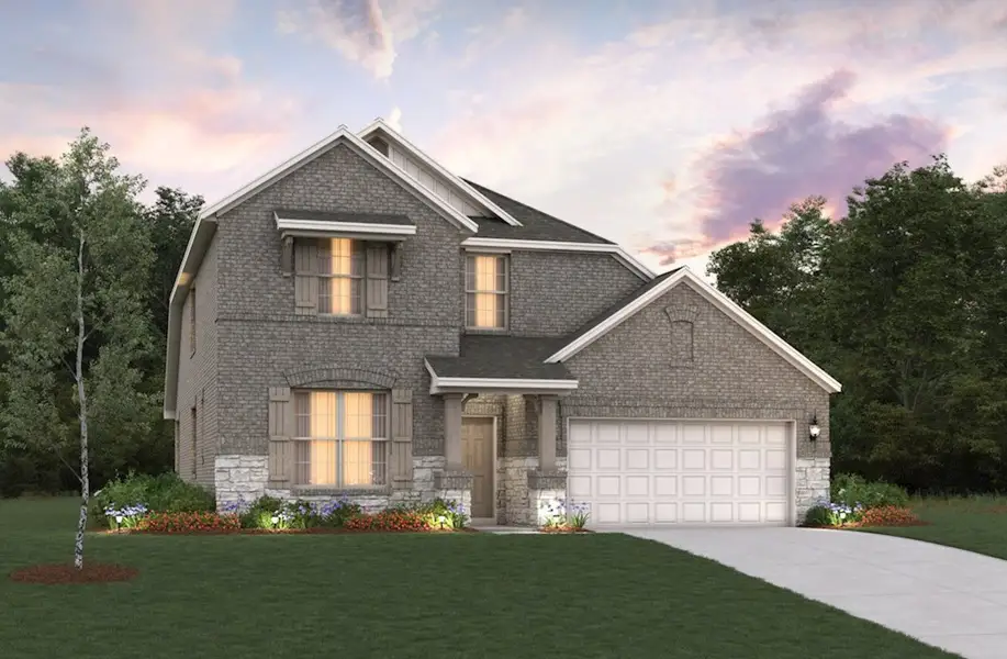 French Country L Elevation