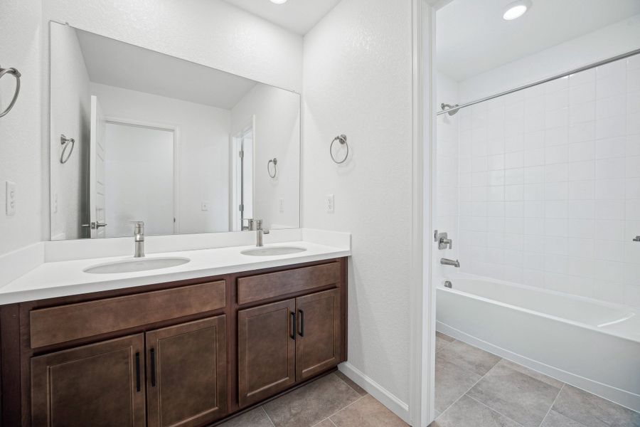 Representative furnished interior of a home built from the Meridian by Taylor Morrison in Farmlore, Brighton (Image 8).