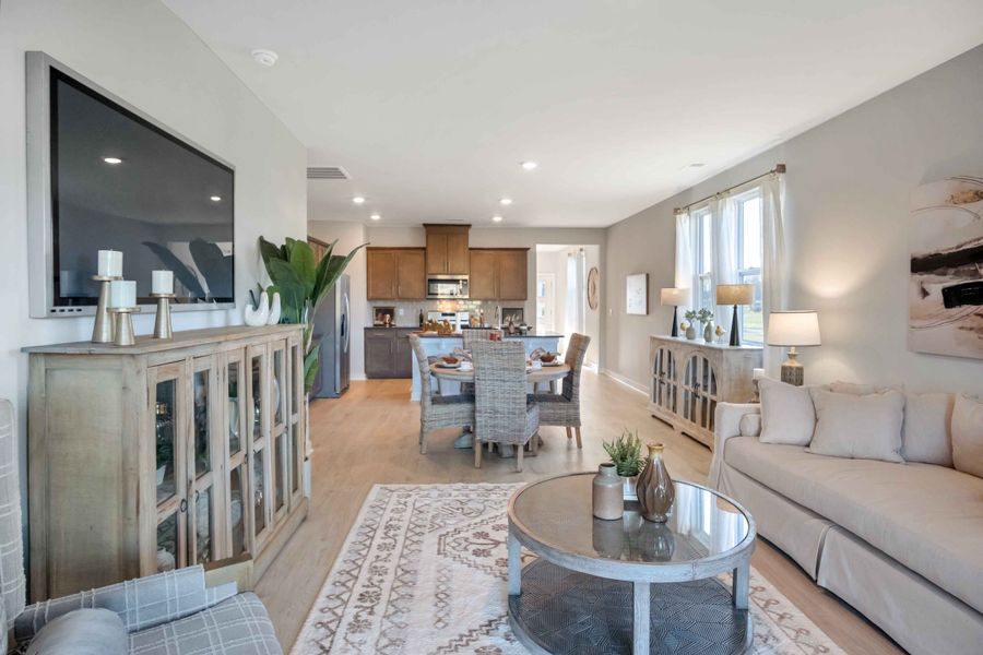 Representative furnished interior of a home built from the JENNINGS by D.R. Horton in Nexus South, Gallatin (Image 16). Representative furnished interior of a home built from the JENNINGS by D.R. Horton in Nexus South, Gallatin (Image 16).