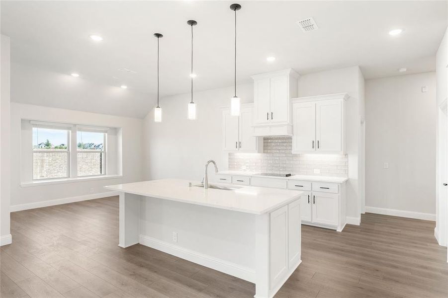 Furnished interior view inside a new home in Villages of Walnut Grove, Midlothian (Image 9).