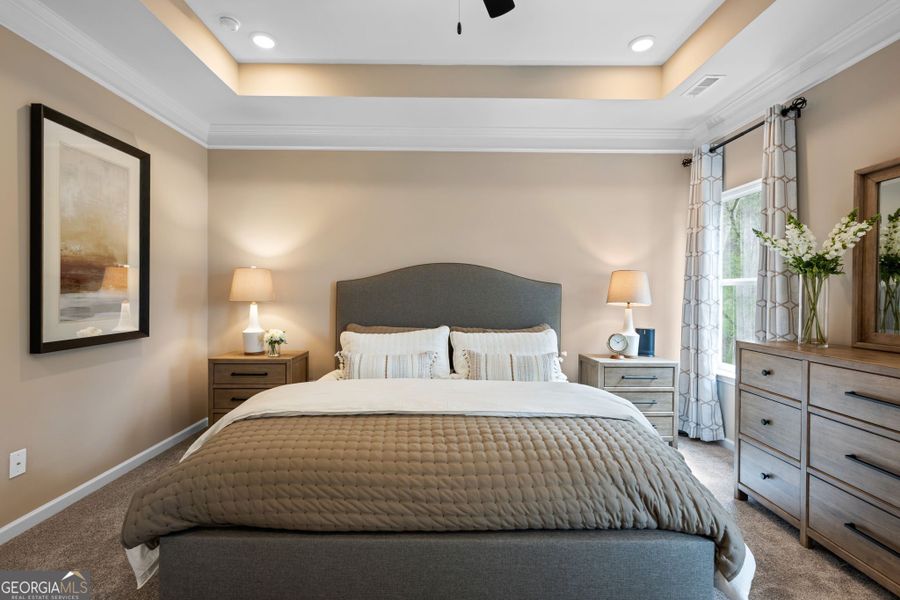 Furnished interior view inside a new home in Stonebridge North, Macon (Image 19).