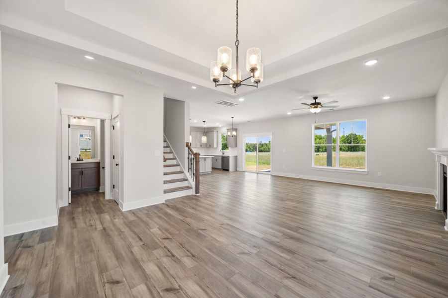 Spacious, unfurnished interior of a new home in Hayes Village, Greensboro (Image 14).