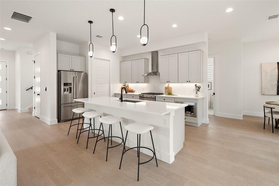 Furnished interior view inside a new home in , Austin (Image 29). Furnished interior view inside a new home in , Austin (Image 29).