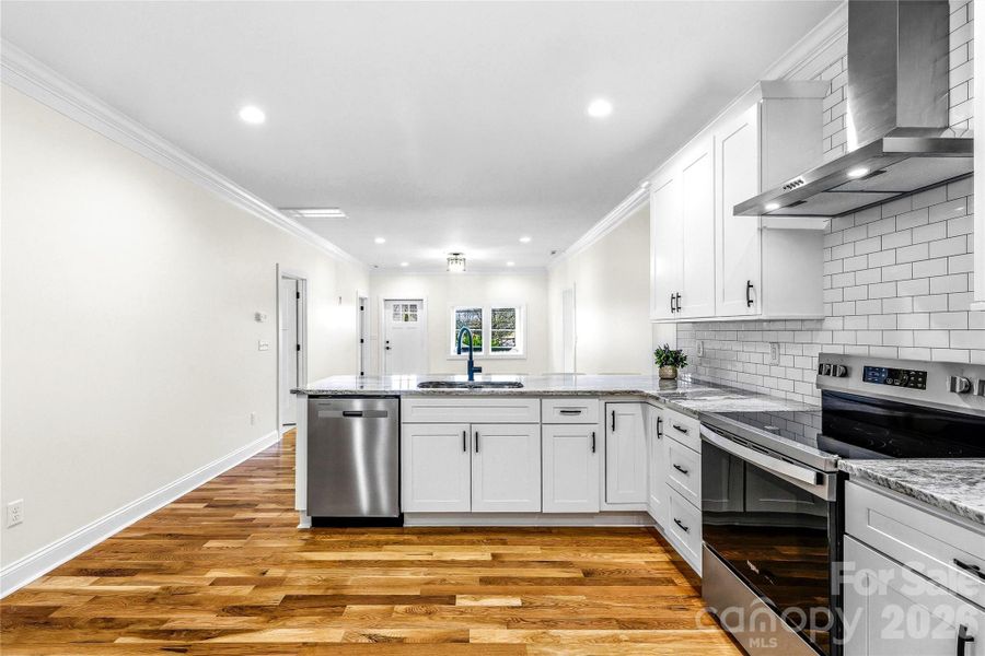 Furnished interior view inside a new home in , Hendersonville (Image 14).