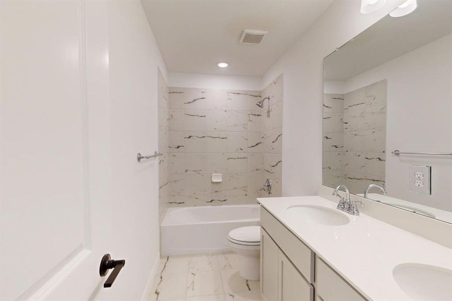 Furnished interior view inside a new home in Lilybrooke at Legacy Hills, Celina (Image 9). Furnished interior view inside a new home in Lilybrooke at Legacy Hills, Celina (Image 9).