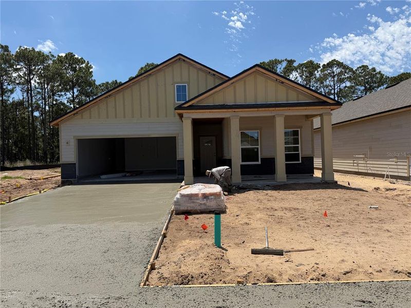 In-progress construction of a new home in Reserve East, Flagler Beach, FL (Image 25).