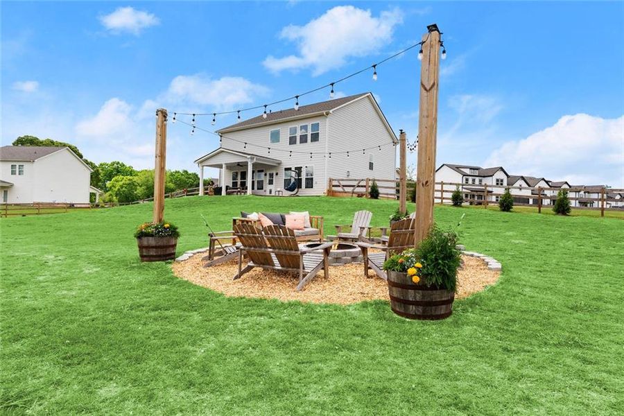 Exterior details and patio area of a home in , Dacula (Image 3).
