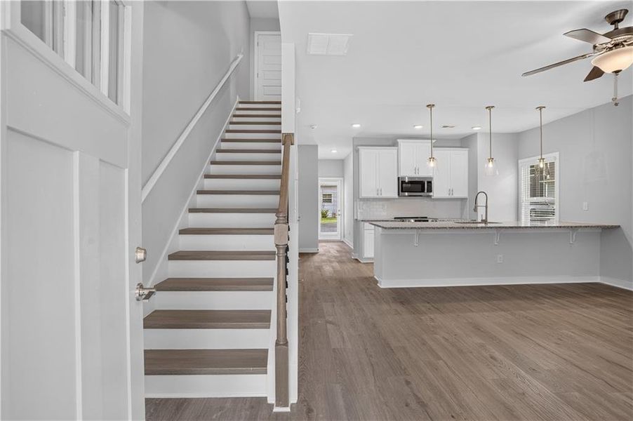 Spacious, unfurnished interior of a new home in The Cottages at East Lanier, Fayetteville (Image 13).
