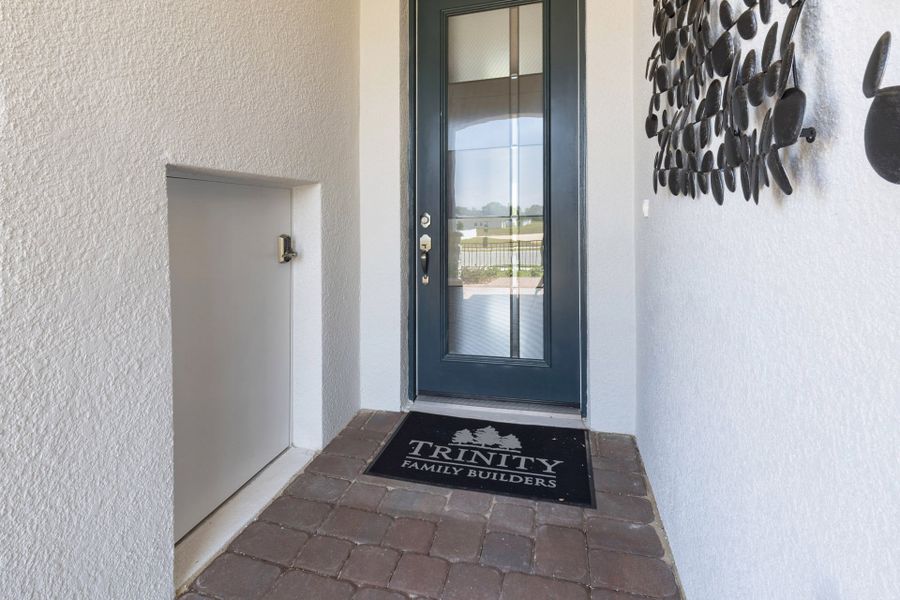 Hayden entrance & package place