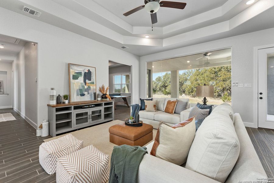 Furnished interior view inside a new home in , Spring Branch (Image 5).