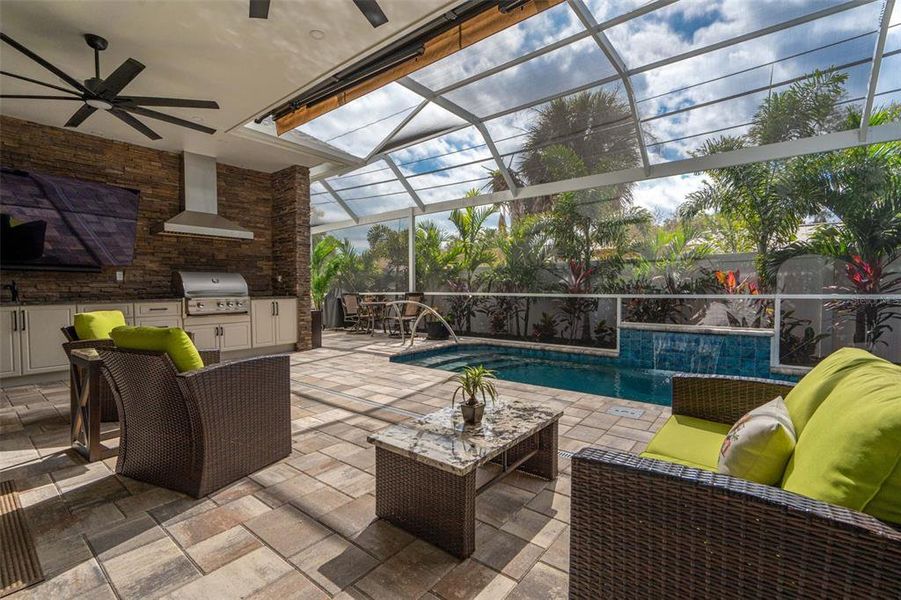 Exterior details and patio area of a home in , Safety Harbor (Image 4). Exterior details and patio area of a home in , Safety Harbor (Image 4).