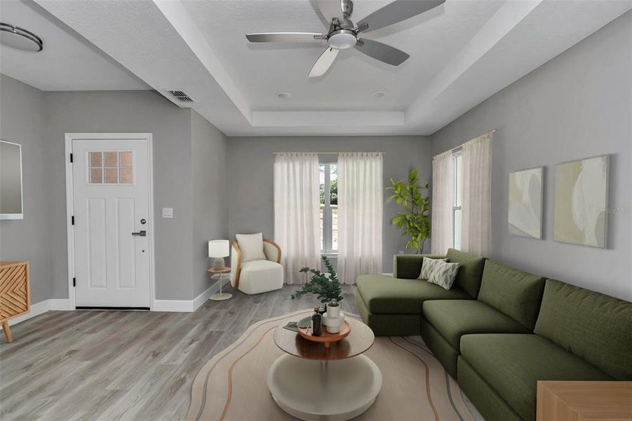 Furnished interior view inside a new home in , Summerfield (Image 3). Furnished interior view inside a new home in , Summerfield (Image 3).