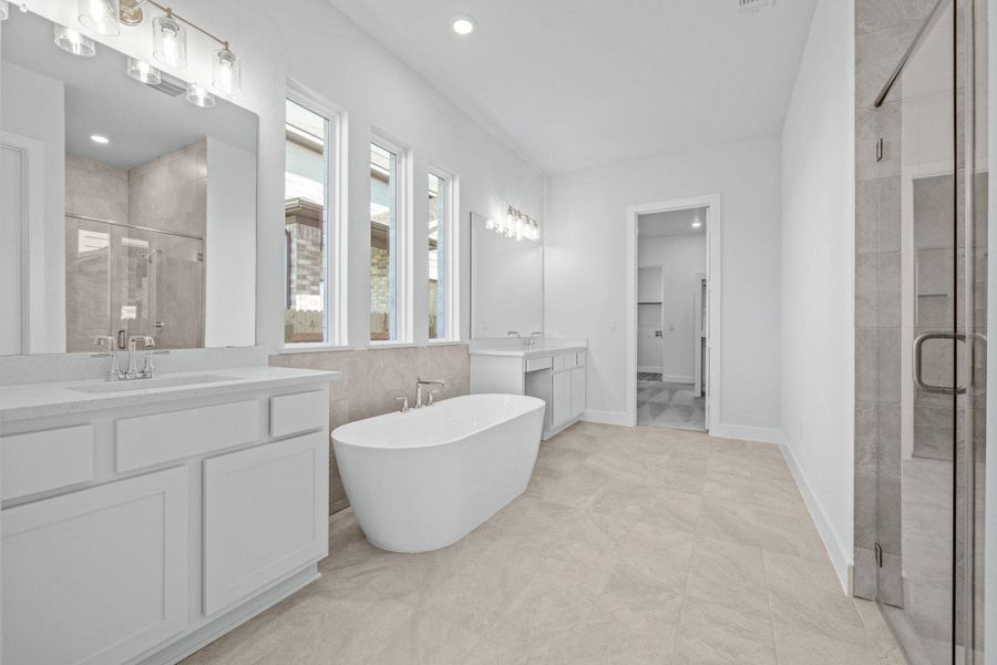 Furnished interior view inside a new home in Santa Rita Ranch, Liberty Hill (Image 10).