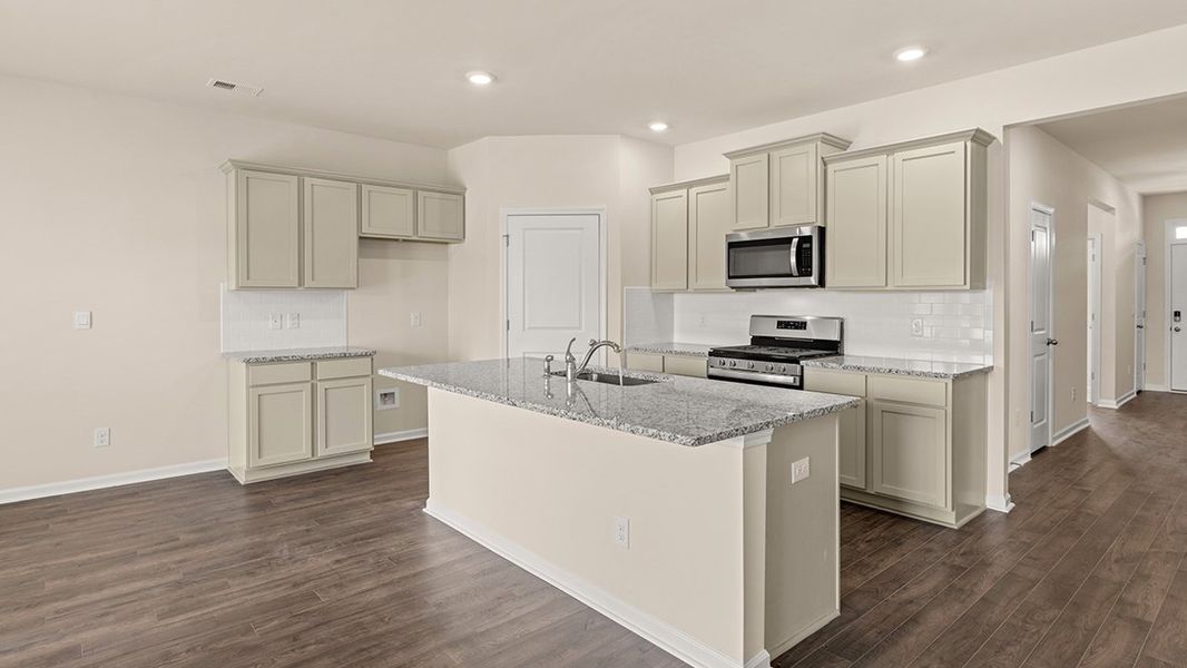 Furnished interior view inside a new home in Highland Hills, Graniteville (Image 4).