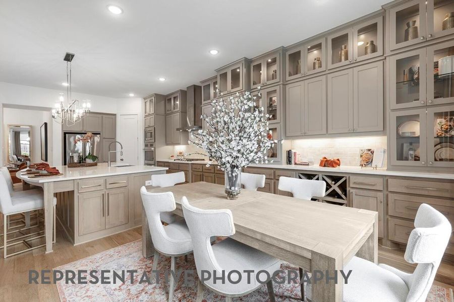 Furnished interior view inside a new home in Cross Creek West, Fulshear (Image 35).