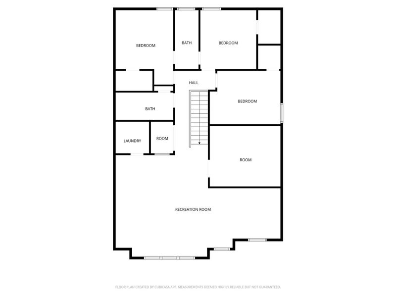 2D floor plan layout of this home in Kemah Crossing - Luxe Series, Kemah, TX (Image 6).