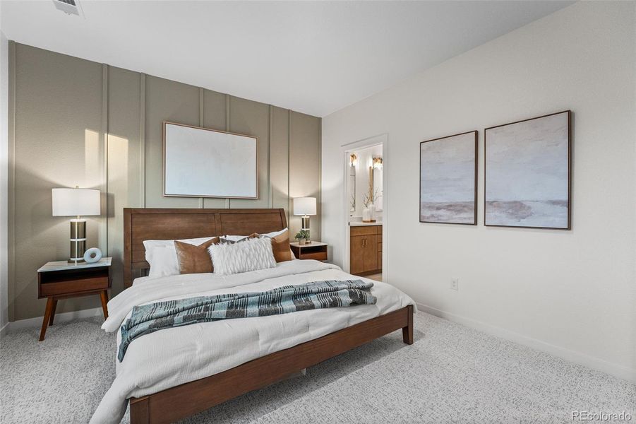 Furnished interior view inside a new home in , Arvada (Image 3).