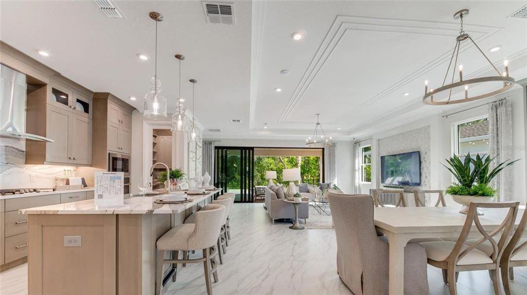 Furnished interior view inside a new home in Cresswind DeLand, Deland (Image 4).