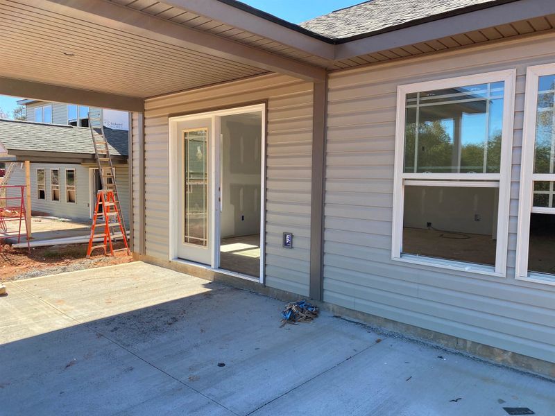 Front exterior of a new home in Huckleberry Cove, Chesnee, SC, highlighting curb appeal (Image 2).