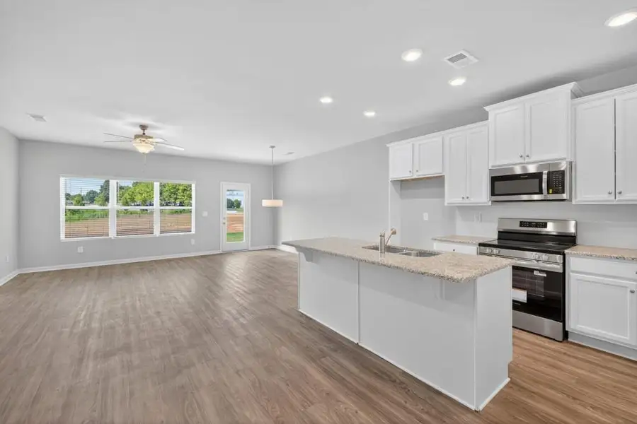 Furnished interior view inside a new home in The Reserve at Clocktower, Douglasville (Image 4).