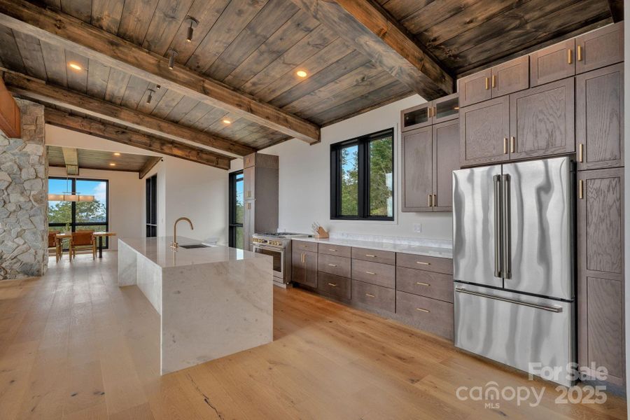 Furnished interior view inside a new home in , Banner Elk (Image 9).