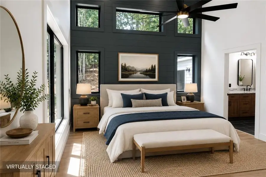 Furnished interior view inside a new home in , Blairsville (Image 7).