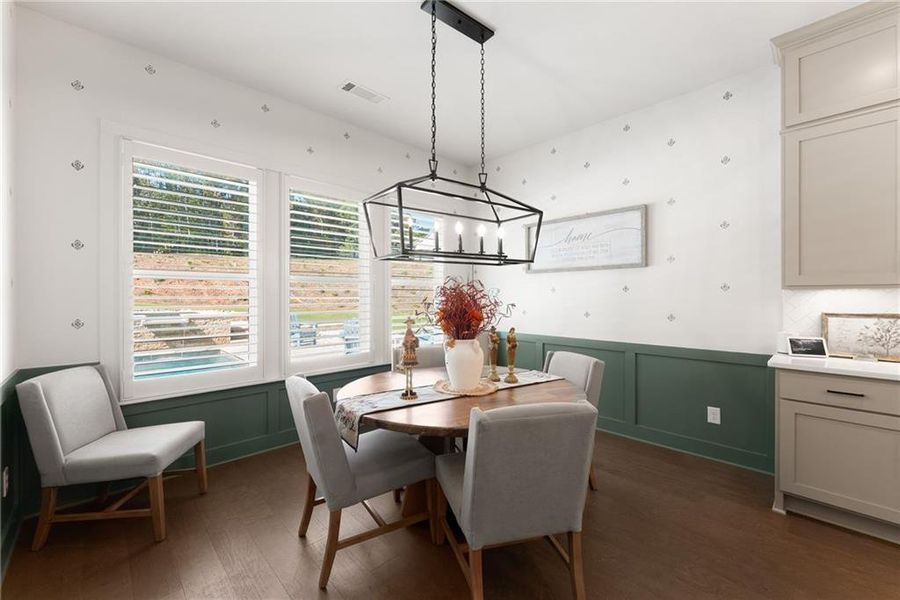 Furnished interior view inside a new home in , Cumming (Image 13).