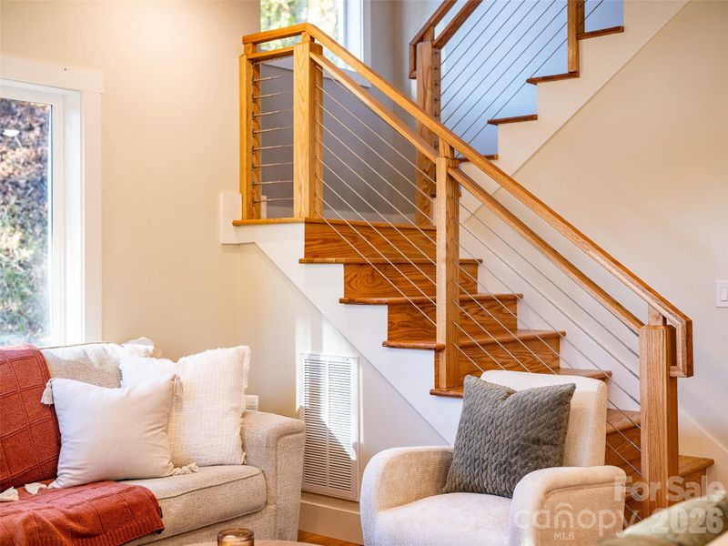 Beautiful Cable Wire Staircase